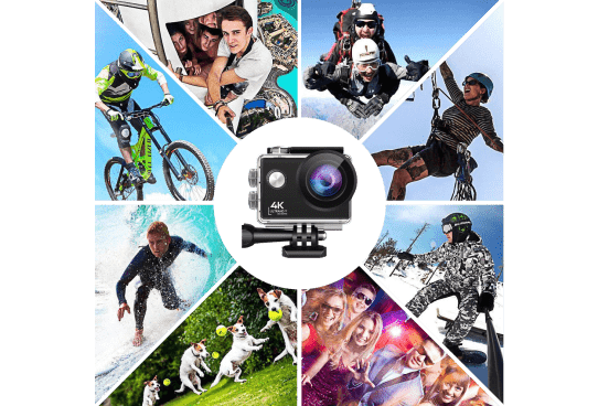 RealAction Pro Caméra d'action 4K