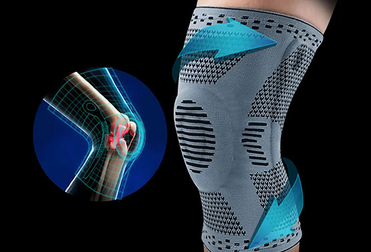 Manga de Desempenho para Joelho: Conforto, Suporte e Mobilidade KneeBoost Pro Manga de Desempenho para Joelho