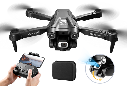 SmartyDrone El traduction en Mexican Spanish es: Drone con Cámara 4K